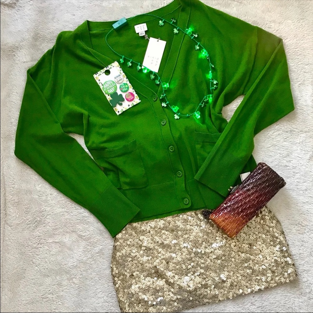 NEW* Sweater/ Cardigan* Green *XL